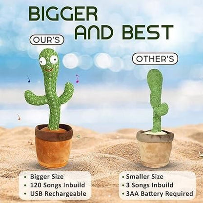 Fun LED Musical Dancing & Mimicry Cactus Toy