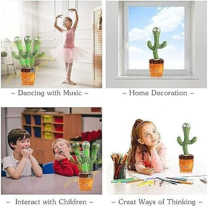 Fun LED Musical Dancing & Mimicry Cactus Toy