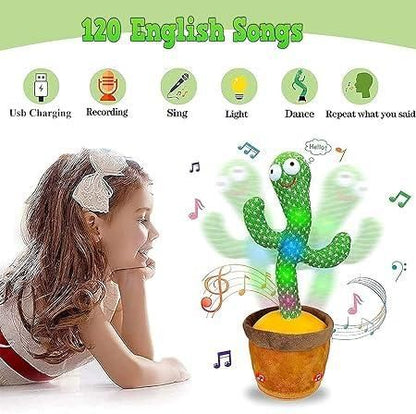 Fun LED Musical Dancing & Mimicry Cactus Toy