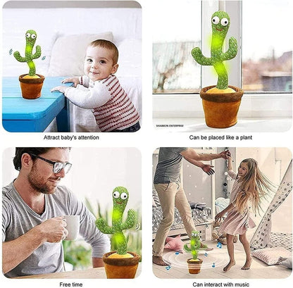 Fun LED Musical Dancing & Mimicry Cactus Toy